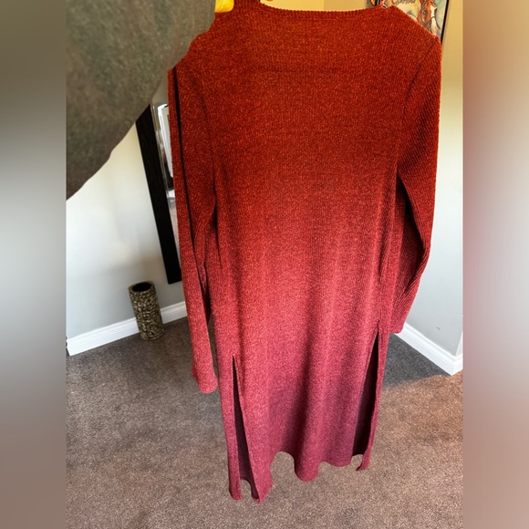 Burnt Orange Cardigan - Picture 3 of 4